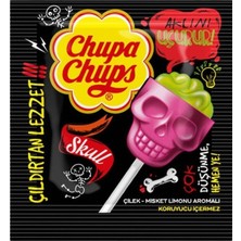 Zayka Chupa Chups Skull Çilek&misket Limon Aromalı Lolipop 15G