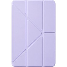 Kmrsfres Newface  Ipad 2025 10.9 10.nesil (A16) Mera Kalemlikli Tablet Kılıfı - Lila
