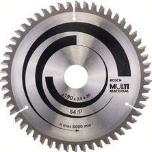 Bezos 190 x 30 x 2,4 mm Çoklu Malzeme Için Daire Testere Bıçağı