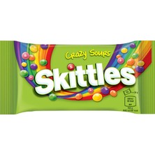 Zayka Skittles Sours Ekşi Meyve Aromalı Draje Şekerleme 38 G