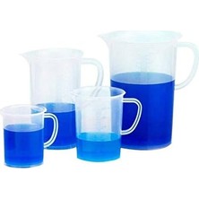 Plastik Kulplu Beher Ölçü Kabı 500 ml