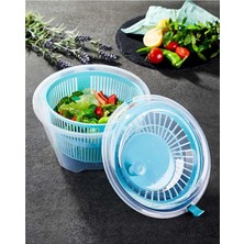 Plastik Süzgeçli Salata Sebze ve Meyve Kurutucu Santrifüj 4 Lt