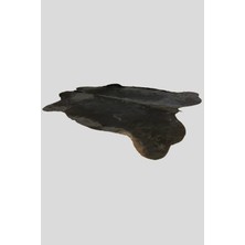 Nuance Atelier Home Doğal Dana Derisi Halı - Siyah Doğal Desen - 195 x 215 cm