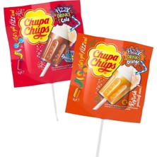 Zayka Chupa Chups Fizzy Drinks Portakal/kolalı Lolipop 15 G