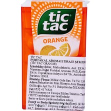 Zayka Tic Tac Portakal Aromalı Draje Şekerleme 18 G