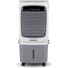 KAC100 100W 25L Evaporatif Hava Soğutucu, Dokunmatik Panel ve Uzaktan Kumanda Ile, Tekerlekli Taş�