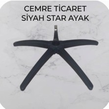 Cemre Ticaret Siyah Renk Oyuncu Koltuğu AYAĞI(150 Kg)
