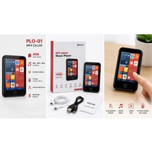 Azurtech Plo-01 Mp4 Çalar 4gb Dahili Hafıza – Dokunmatik Ekran, Mp3 Mp4 Wav Destekli, Bluetooth