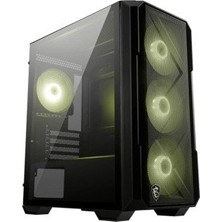 MSI Msı Mag Forge M120R Aırflow M-Atx Argb Fan Siyah (Psu Yok) Gamıng Kasa