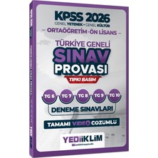 Parlayan Projeler Yediiklim 2026 Kpss Ortaöğretim Ön Lisans Gy Gk Türkiye Geneli Sınav Provası Tıpkı Basım 6 7 8 9 10 Deneme