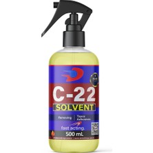 Dolar Kimya Protez Saç Solventi C22 Base | 500 ml (C22 Yağ Bazlı Bant Sökücü,protez Saç Yapıştırıcı ve Bant Temizleyici)