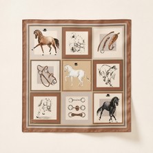 Ayza Dişil Mührü Yaban Ruhun Dengesi Fular 70X70CM