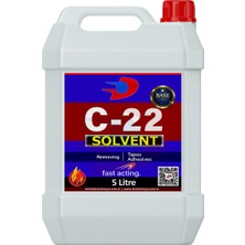 Dolar Kimya Protez Saç Solventi C22 Base | 5 Litre (C22 Yağ Bazlı Bant Sökücü,protez Saç Yapıştırıcı ve Bant Temizleyici)