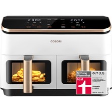 Cosori Airfryer, Görüntüleme Pencereli, 8,5 L Sıcak Hava Fritözü 2 Odacıklı