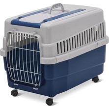 Esranın Dünyası Imac Kim 60 Tekerlekli Kedi Köpek Taşıma Çantası Mavi 60 x 40 x 45 cm