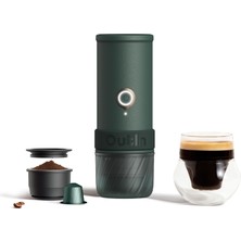 Outin Outın Mino Taşınabilir Elektrikli Espresso Makinesi, Yosun Yeşili