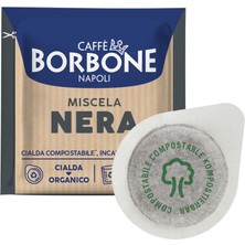 Caffe Borbone Caffè Borbone 400 Kahve Kapsülü Borbone Karışımı Siyah Ese 44 mm