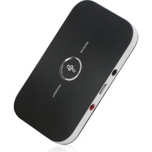 Esranın Dünyası Coverzone Bluetooth 5.0 2-In-1 Ses Verici ve Alıcı Adaptör – Tv Pc Araç Hoparlör Için Wireless Audio Transmitter Receiver, Aux Destekli Tx Rx Kablosuz Müzik Çevirici | ZR1137
