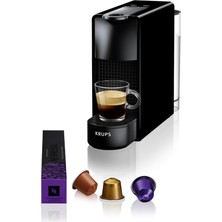 Krups Nespresso Krups Essenza Mini Siyah Orijinal Kapsül Makinesi XN1108