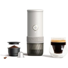 Outin Outın Mino Taşınabilir Elektrikli Espresso Makinesi, Kumtaşı Beyaz