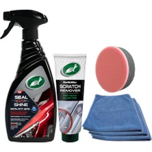 Esranın Dünyası Turtle Wax Hibrid Boya Koruyucu 500 Ml+ Çizik Giderici Pasta 100 ml + Bez