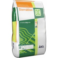 Esranın Dünyası Sierrablen 17-8-16+5mgo+Fe Kontrollü Salınımlı Çim Gübresi 2-3 Ay 25 kg