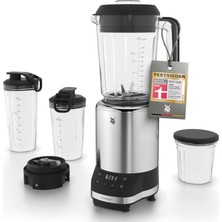 Wmf Kult Pro Çok Fonksiyonlu Mikser, Yüksek Performanslı Mikser, 30.000 Rpm, Smoothie Yapıcı, Stand Mikser, Buz Kırma Fonksiyonu, Togo Kapatma Dahil 4 Karıştırma Kabı