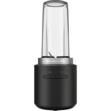 Kitchenaid Kablosuz Kişisel Blender - Kablosuz Kullanım - 473 ml Bpa Içermeyen Kap - Darbe Düğmesi - Paslanmaz Çelik Bıçaklar - Pil Yok - Siyah