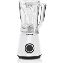 Bosch Stand Mikser Smoothie Maker, 1200 W, 1,5l Plastik Karıştırma Kabı, Beyaz, Bulaşık Makinesinde Yıkanabilir Parçalar, 30.000 Rpm, Avrupa Malı, Vitapower Series 4 MMB6141W