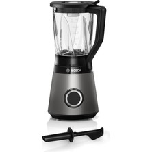 Bosch Stand Mikser, Smoothie Makinesi, 30.000 Rpm, 1200 W, Geliştirilmiş Versiyon, Avrupa Malı, Paslanmaz Çelik Bıçak, 1,5l Cam Hazne, Bulaşık Makinesinde Yıkanabilir Parçalar, Vitapower Series 4 Mmb6