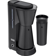 Wmf Küchenminis Aroma Filtre Kahve Makinesi, Termos Sürahili, 870 Watt, Termos Kupa, Hazneli Küçük Kahve Makinesi, Zamanlayıcı, Mat Siyah Paslanmaz Çelik