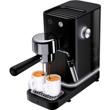 Wmf Lumero Espresso Makinesi Portafiltre 1350 Watt, Portafiltre Makinesi, 3 Uç, 1-2 Fincan Espresso Için, Ayrıca Pedler Için, 15 Bar, Fincan Rafı, Süt Köpürtme Başlığı, Siyah