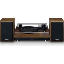 Esranın Dünyası Lenco LS-100 - Bluetooth 5.0 Hi-Fi Pikap - Harici Hoparlör - 2 x 10 Watt Rms - Kayış Tahrikli - Otomatik Durdurma - Ahşap, 20 Watt Rms