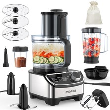 Fimei Fımeı Mutfak Robotu 1300 W, 3,5 L Doğrayıcı, 1,5 L Blender