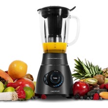 Cecotec Stand Mikseri Power Black Titanium 2500MAX Smart. 2500W Maksimum Güç, Isıya Dayanıklı Sürahi 1,8 L, 3 Program, 6 Bıçaklı Bıçak, Siyah Titanyum Kaplama, Smoothie Filtresi