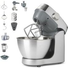 Kenwood Prospero+ KHC29A.R0SI Mutfak Robotu, 4,3 L Paslanmaz Çelik Kase, Kıyma Makinesi, Cam Karıştırıcı, Narenciye Presi, Meyve Sıkacağı ve Daha Fazlasını Içeren 10 Parçalı Aksesuar Seti Dahil, Easyw