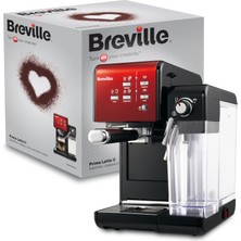 Breville Prima Latte Iı Espresso | Latte ve Kapuçino Makinesi | 15 Bar Profesyonel Pompa ve Süt Köpürtücü | Kırmızı [VCF109X]