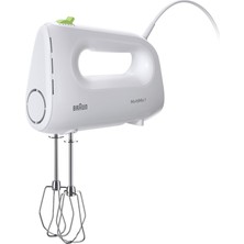 Braun Home Multimix 1 Hm 1100 Wh El Mikseri - 4 Hız Seviyeli El Mikseri Artı Turbo, Fastmix Teknolojisi, Easyclick, Dahil. Çırpma Teli, Tek Elle Çalıştırma, 450W, Beyaz