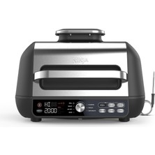 Ninja Foodi Max Pro Izgara, Plancha Düz Izgara Tabağı ve Airfryer, AG651EU