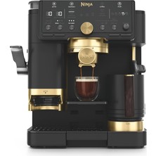 Ninja Luxe Café Pro David Beckham 3'ü 1 Arada Kahve Makinesi Siyah ve Altın