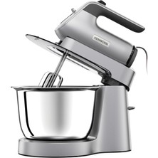 Kenwood Chefette HMP54.000SI - El Mikseri ve Mutfak Robotu Bir Arada, 3,5 L Paslanmaz Çelik Hazne, Değişken Hız + Darbe Fonksiyonu, 650 Watt, Gümüş