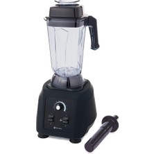 Hendi Hendı Stand Mikser Bpa Içermeyen, Yüksek Performanslı Karıştırıcı, Manuel, -40˚c Ila 90˚c Sıcaklığa Dayanıklı, 2,5 Litre Sürahi ve Kapak Dahil, Smoothie Kokteyl Tatlıları, 230V, 1680W, 270X250X(H)550M