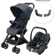 Esranın Dünyası Maxi-Cosi Lara2-Cabriofix I-Size Ultra Kompakt Kabin Boy Seyahat Sistem Bebek Arabası Essential Graphite