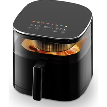 Aeco Touch 5.7l Airfryer Dc Motorlu Sıcak Hava Fritözü 1700W 8 Program
