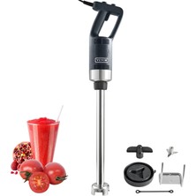 Vevor Püre Blenderi Elektrikli El Blenderi 750 W, Yüksek Performanslı Blender Ayarlanabilir Hızlar, Paslanmaz Çelik Çok Amaçlı El Blenderi 855 mm Çıkarılabilir Karıştırma Çubuğu, Duvar Kancası ve Yede