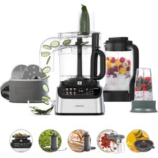 Kenwood Multipro Onetouch - Mutfak Robotu 1000W 3l Kase 12 Parça