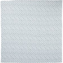 Esranın Dünyası Deeperlove Blue Zigzag Muslin Çok Amaçlı Örtü