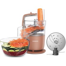 Kenwood Multipro Go FDP22.​130RD, Mutfak Robotu, Doğrama, Kesme, Rendeleme, Püre Azaltma ve Yoğurma, 360° Ekspres Servis, Kase 1,3 L, Yoğurma Bıçakları, 4 mm Disk, 650 W, Kil Kırmızısı
