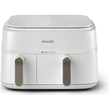 Philips Airfryer Ikili Sepet 3000 Serisi Sıcak Hava Fritözü, Beyaz, 9 L