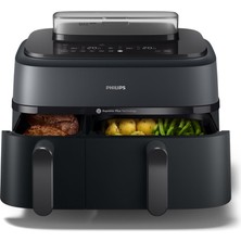 Philips Steam Airfryer 5000 Sıcak Hava Fritözü, Siyah, 9 L
